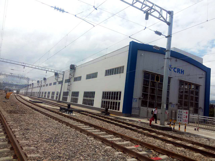 福建上杭火車(chē)站安裝潤(rùn)東方環(huán)保空調(diào)工程案例